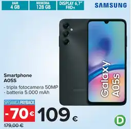 Carrefour Smartphone A05S offerta