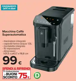 Carrefour Macchina Caffè Superautomatica offerta