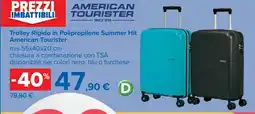 Carrefour Trolley Rigido in Polipropilene Summer Hit American Tourister offerta