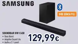 Unieuro SAMSUNG Soundbar HW-C450 offerta