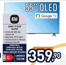 Unieuro mi SMART TV QLED 55APRO offerta