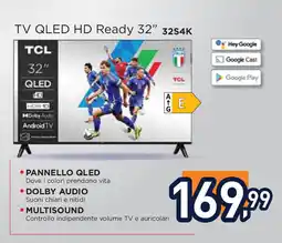 Unieuro TV QLED HD Ready 32" 32S4K offerta