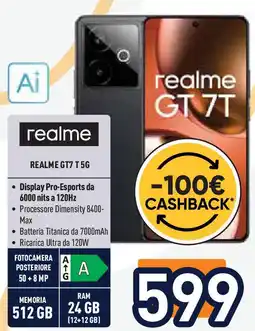Unieuro realme REALME GT7 T 5G offerta