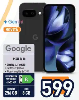 Unieuro Google PIXEL 9a 5G offerta