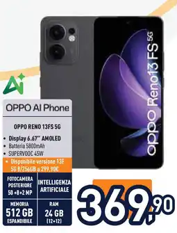 Unieuro OPPO OPPO RENO 13FS 5G offerta