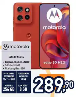 Unieuro motorola EDGE 50 NEO 5G offerta