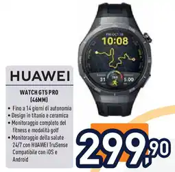 Unieuro HUAWEI WATCH GT5 PRO offerta
