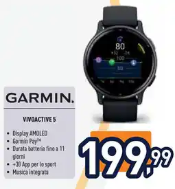 Unieuro GARMIN VIVOACTIVE 5 offerta