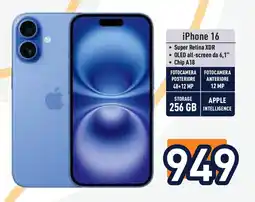 Unieuro iPhone 16 offerta