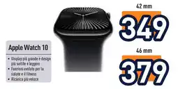 Unieuro Apple Watch 10 42 mm offerta