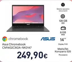 Unieuro Asus Chromebook CM1402CM2A-NK0147 offerta