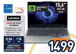 Unieuro Lenovo GAMING LOQ 15IRX10 (83JEOODKIX) offerta