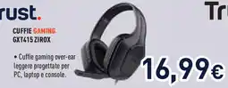 Unieuro GXTrust. CUFFIE GAMING GXT415 ZIROX offerta