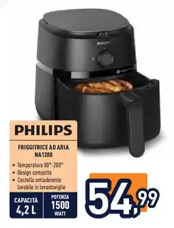 Unieuro PHILIPS Friggitrice ad aria NA1200 offerta