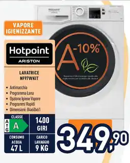Unieuro Hotpoint LAVATRICE NF97WKIT offerta