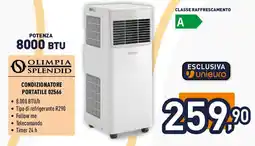 Unieuro OLIMPIA SPLENDID condizionatore portatile 02566 offerta