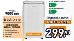 Unieuro Electroline Condizionatore portatile CLEH26ZPR5 offerta