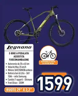 Unieuro Legnano e-bike a pedalata assistita FUOCOMAMBA45NE offerta
