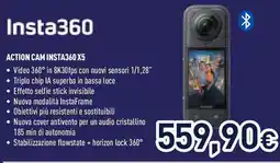 Unieuro Insta360 ACTION CAM INSTA360 X5 offerta
