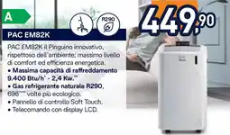 Unieuro DeLonghi PAC EM82K offerta