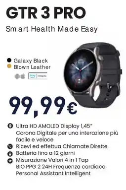Unieuro Amazfit GTR 3 PRO offerta