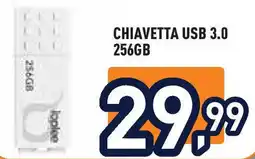 Unieuro loplee CHIAVETTA USB 3.0 256GB offerta