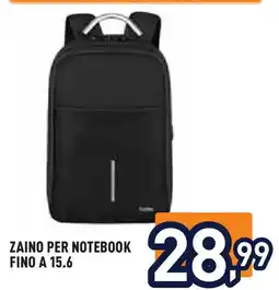 Unieuro Ioplee zaino per notebook fino a 15.6 offerta