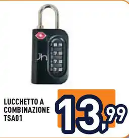 Unieuro Lucchetto a combinazione TSA01 offerta