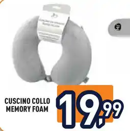 Unieuro Cuscino collo memory foam offerta