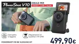 Unieuro PowerShot V10 VIAGGI LIVE VLOG offerta