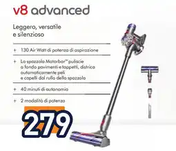 Unieuro v8 advanced Leggero, versatile e silenzioso offerta