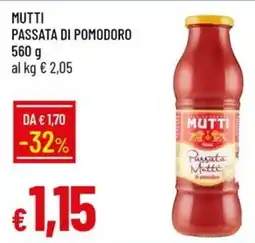 IperFamila Mutti passata di pomodoro offerta
