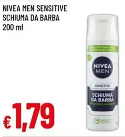 IperFamila Nivea men sensitive schiuma da barba offerta