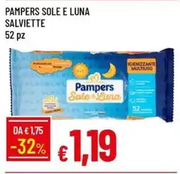 IperFamila Pampers sole e luna salviette 52 pz offerta