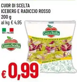 IperFamila Cuor di scelta iceberg e radiccio rosso offerta