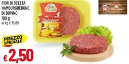 IperFamila Fior di scelta hamburgherone di bovino offerta