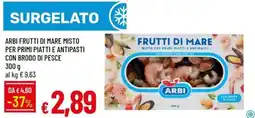 IperFamila Arbi frutti di mare misto per primi piatti e antipasti con brodo di pesce offerta