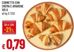 IperFamila Cornetto con crema e amarene offerta