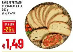 IperFamila Pane affettato per bruschetta offerta