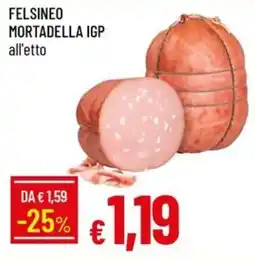 IperFamila Felsineo mortadella IGP offerta