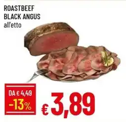 IperFamila Roastbeef black angus offerta