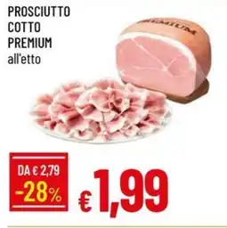 IperFamila Prosciutto cotto premium offerta