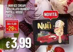 IperFamila 4 nuii ice cream cioccolato bianco/ mirtilli rossi offerta