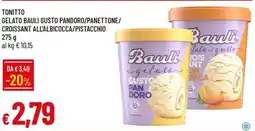 IperFamila Tonitto gelato bauli gusto pandoro/panettone/ croissant all'albicocca/pistacchio offerta