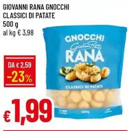 IperFamila Giovanni rana gnocchi classici di patate offerta