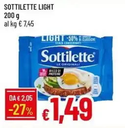 IperFamila Sottilette light offerta