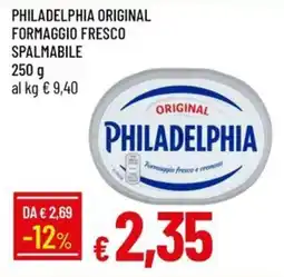 IperFamila Philadelphia original formaggio fresco spalmabile offerta