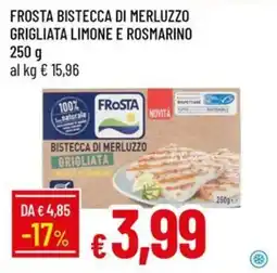 IperFamila Frosta bistecca di merluzzo grigliata limone e rosmarino offerta