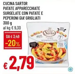 IperFamila Cucina sartor patate apparecchiate surgelate con patate e peperoni gia' grigliati offerta