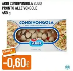 IperFamila Arbi condivongola sugo pronto alle vongole offerta